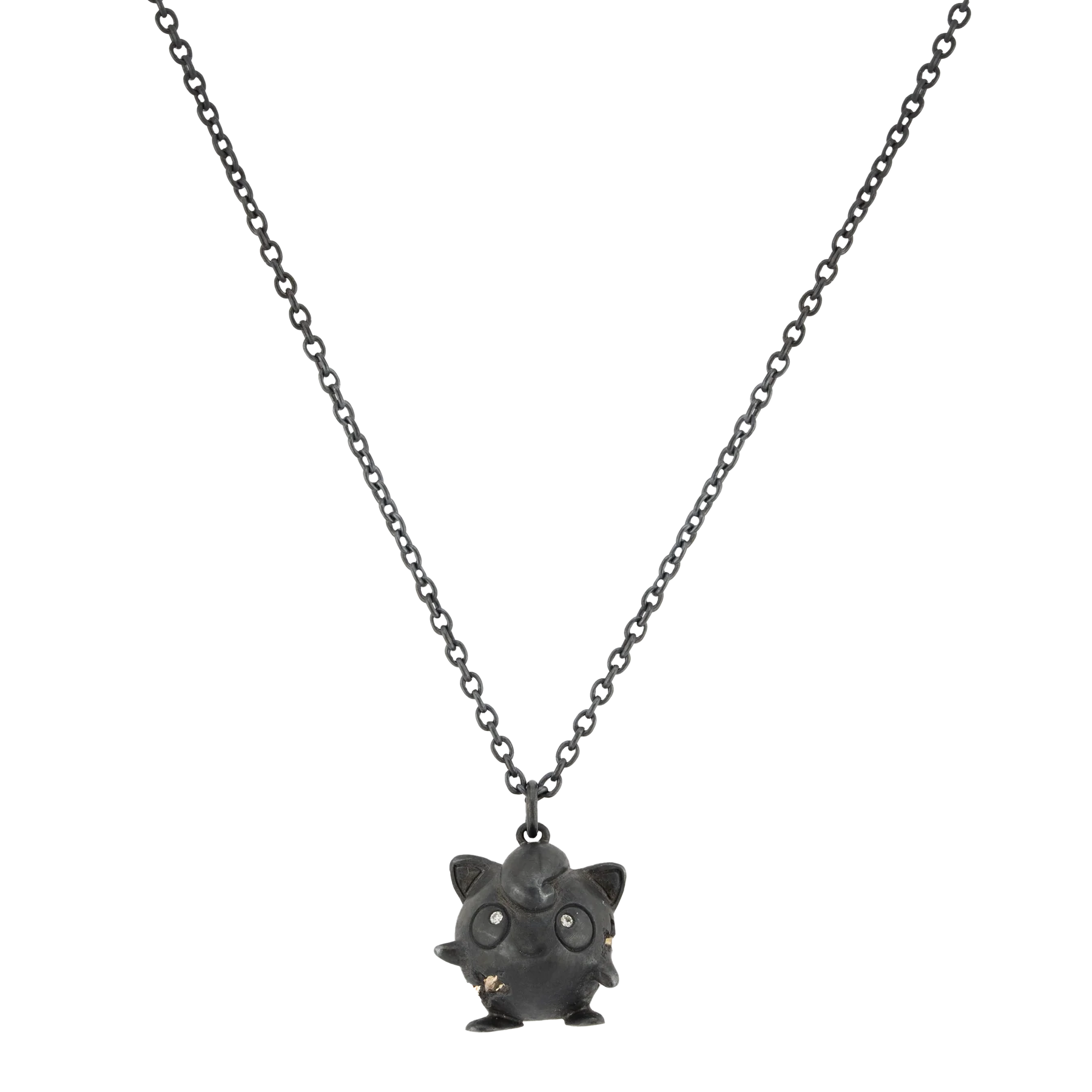 Tiffany & Co. Arsham Studio Pokemon Jigglypuff Oxidized Silver Lady's Necklace - Image 3