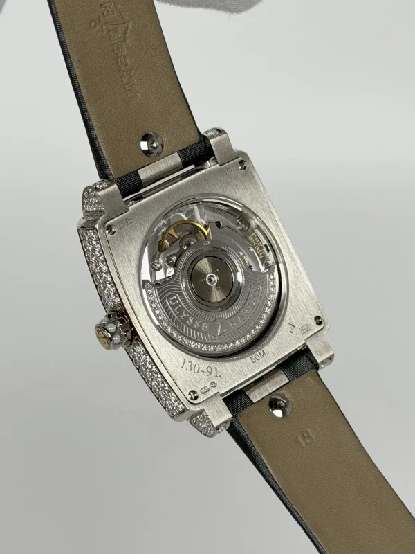 Ulysse Nardin Caprice Full 18K White Gold & Diamonds Lady's Watch - Image 7