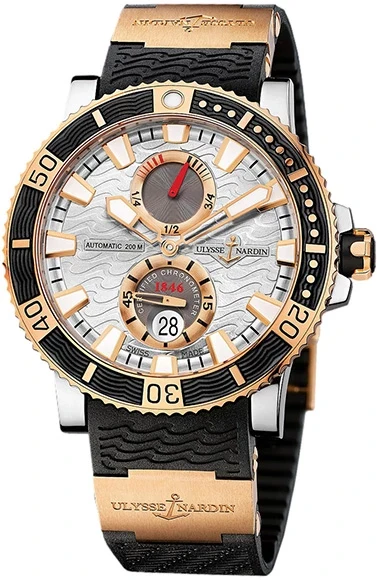 Ulysse Nardin Diver Maxi Marine Diver 18k Rose Gold & Titanium Men's Watch