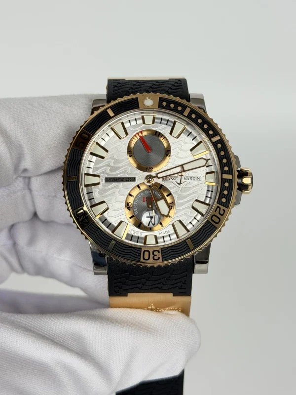 Ulysse Nardin Diver Maxi Marine Diver 18k Rose Gold & Titanium Men's Watch - Image 2