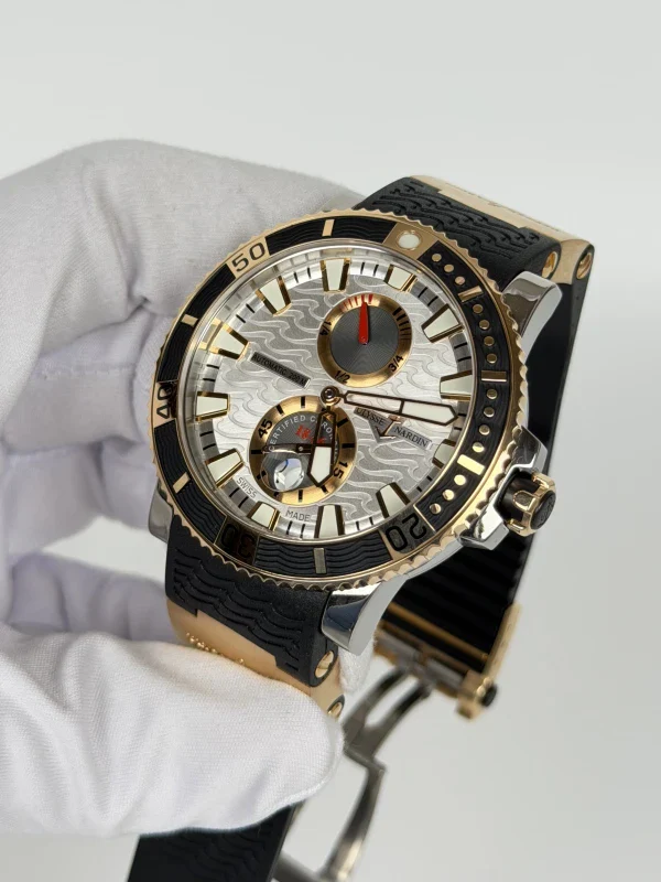 Ulysse Nardin Diver Maxi Marine Diver 18k Rose Gold & Titanium Men's Watch - Image 3