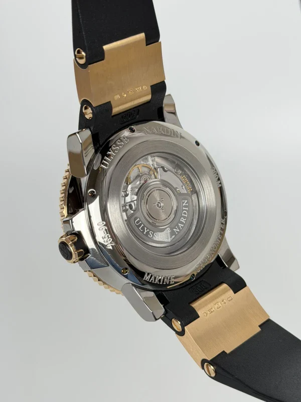 Ulysse Nardin Diver Maxi Marine Diver 18k Rose Gold & Titanium Men's Watch - Image 6