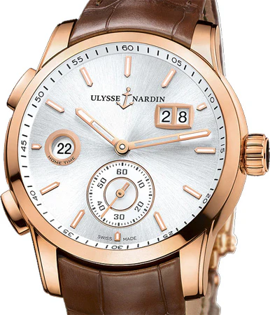 Ulysse Nardin Dual Time 18K Rose Gold Men's Watch