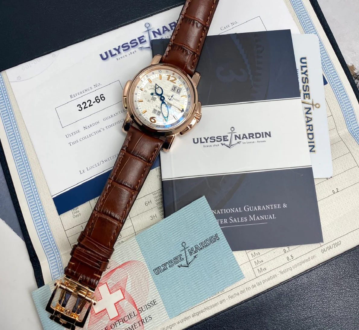 Ulysse Nardin GMT Perpetual Limited Edition 18K Rose Gold Men's Watch - Image 13