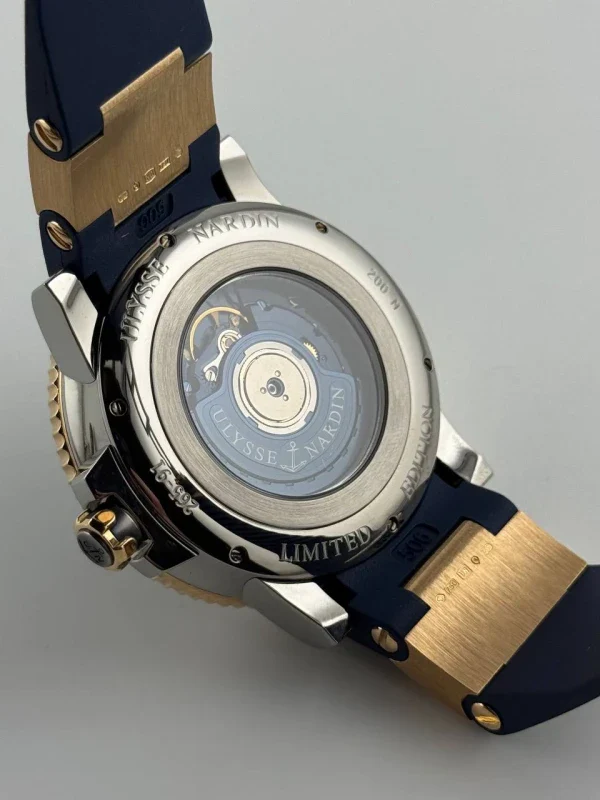 Ulysse Nardin Maxi Marine Diver Hammerhead Shark 18K Rose Gold & Titanium Men's Watch - Image 8