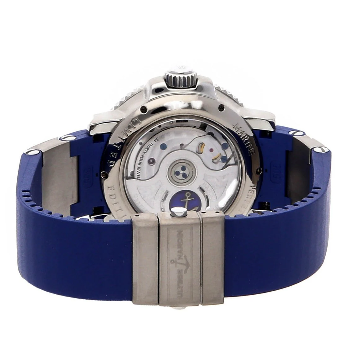 Ulysse Nardin Marine Aqua Perpetual Stainless Steel Mens Watch - Image 5
