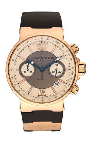 Ulysse Nardin Marine Chronograph 18K Yellow Gold Men's Watch