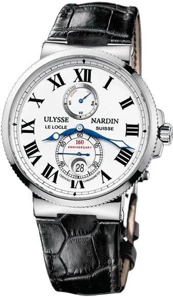 Ulysse Nardin Marine Chronometer Anniversary 160 Platinum Men's Watch - Image 2