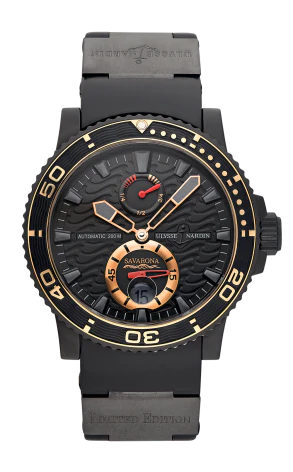 Ulysse Nardin Marine Diver DLC Stainless steel & 18K Rose Gold Men's Watch - Image 2
