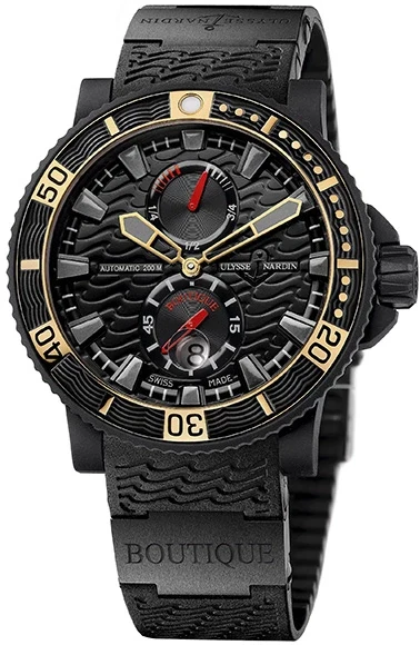 Ulysse Nardin Marine Diver Maxi Boutique 2011 Stainless steel & Rubber Men's Watch