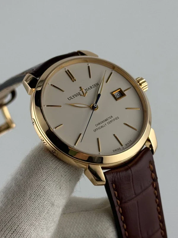 Ulysse Nardin Classico 18k Rose Gold Men's Watch - Image 4