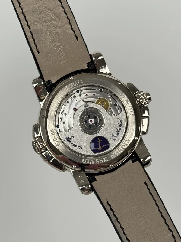 Ulysse Nardin Sonata Cathedral Dual Time 18K White Gold Men's Watch - Image 9