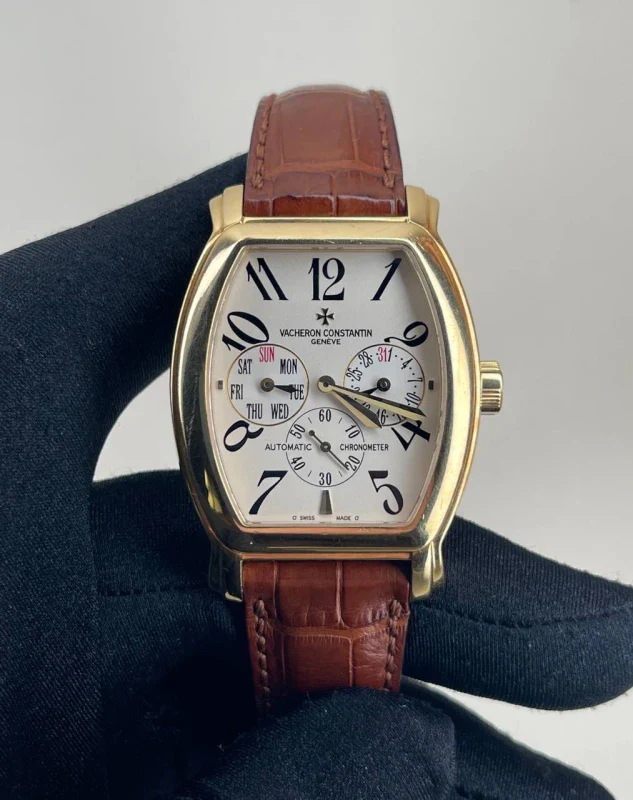 Vacheron Constantin Malte Tonneau Royal Eagle Day-Date 18K Yellow Gold Men's Watch - Image 2