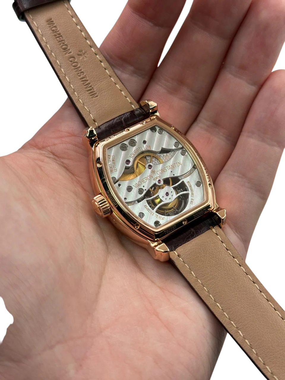 Vacheron Constantin Malte Tourbillon 18K Rose Gold Men's Watch - Image 4