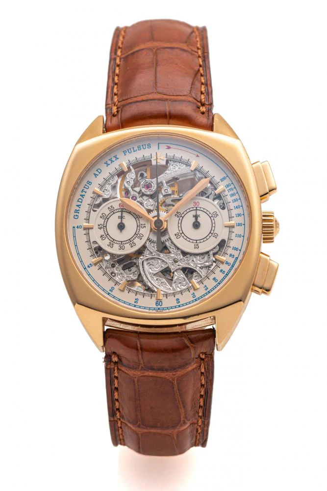 Vacheron Constantin Medicus Chronograph 18K Rose Gold Men's Watch