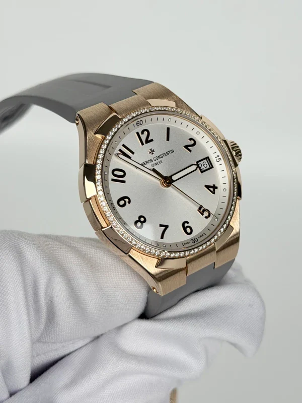Vacheron Constantin Overseas 18K Rose Gold & Diamonds Lady's Watch - Image 3