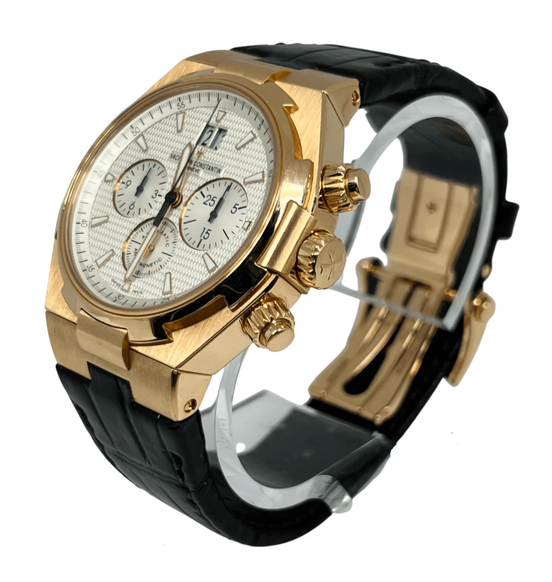 Vacheron Constantin Overseas Chronograph 18K Rose Gold Men's Watch - Image 3
