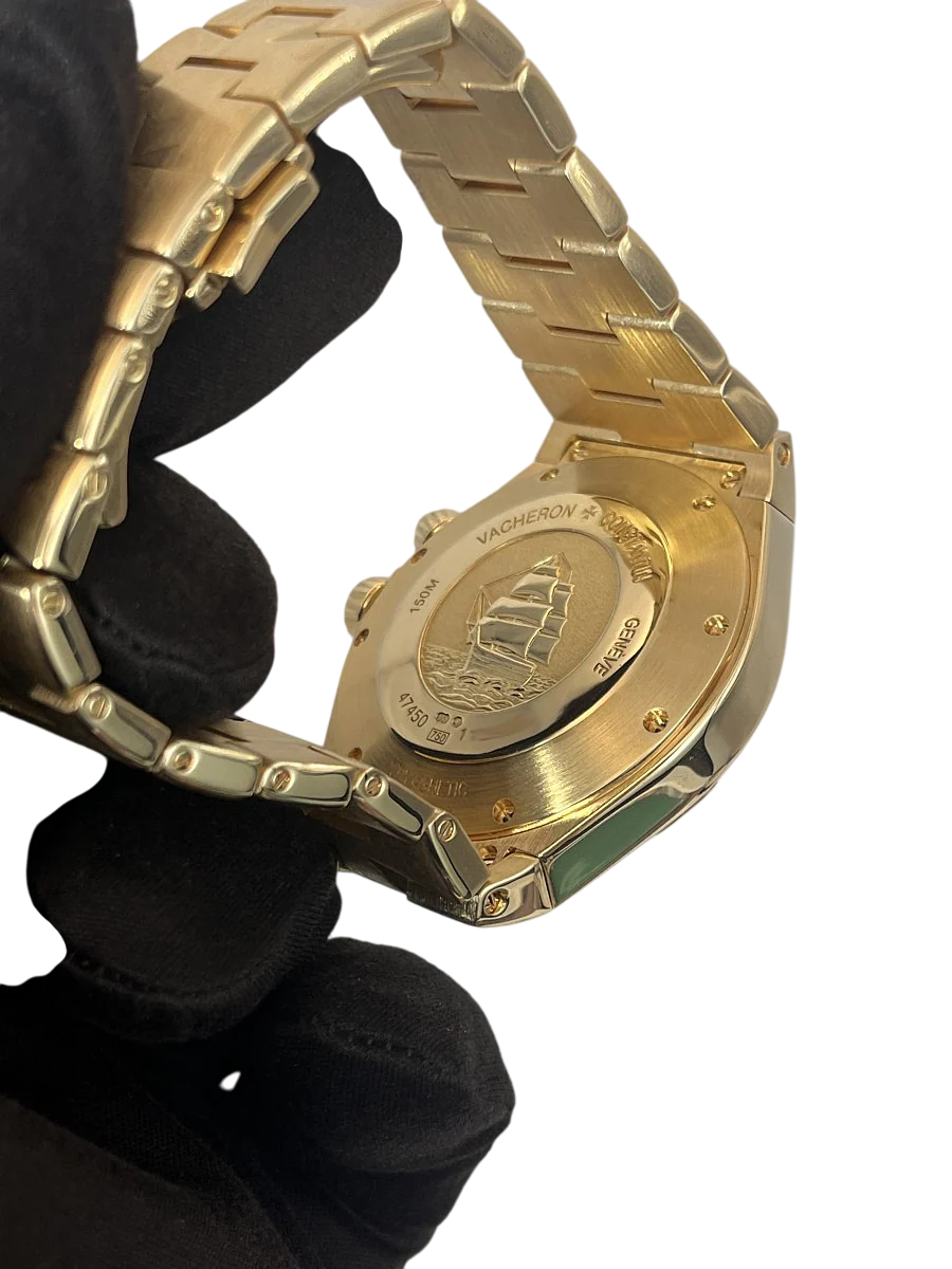 Vacheron Constantin Overseas Dual Time 18K Yellow Gold Men's Watch - Image 8