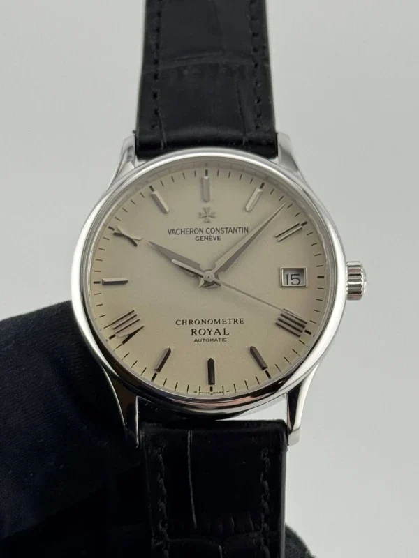 Vacheron Constantin Patrimony Chronometre Royal 18K White Gold Unisex Watch - Image 2