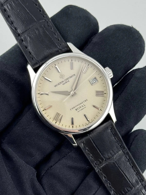 Vacheron Constantin Patrimony Chronometre Royal 18K White Gold Unisex Watch - Image 5