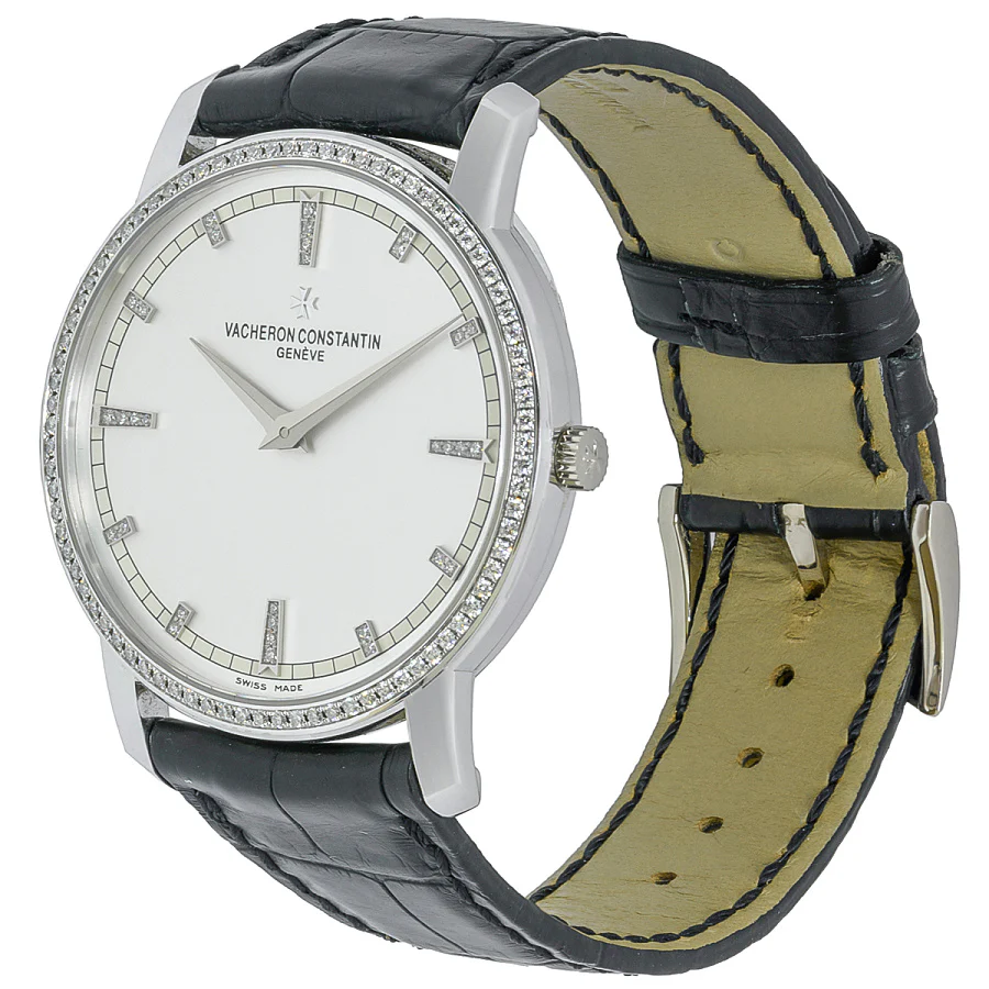 Vacheron Constantin Traditionnelle 18K White Gold & Diamonds Men's Watch - Image 2