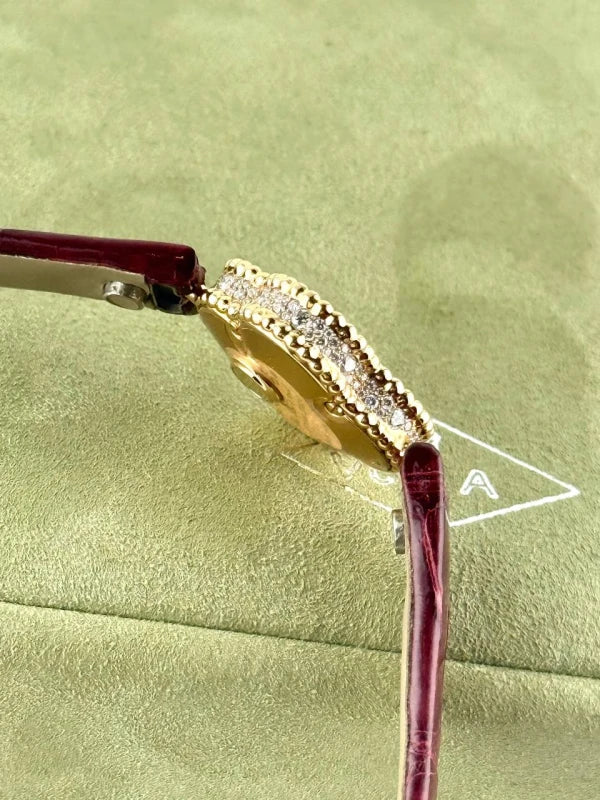 Van Cleef & Arpels Alhambra 18K Rose Gold & Diamonds Lady's Watch - Image 10