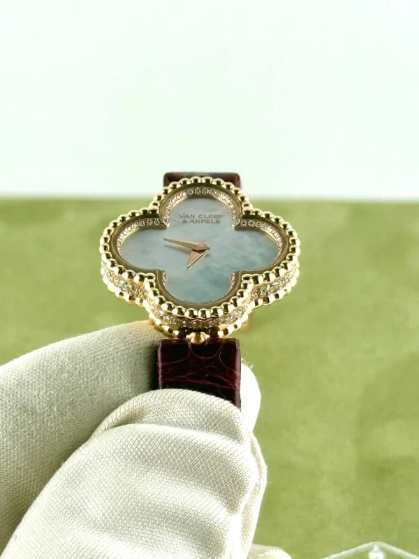 Van Cleef & Arpels Alhambra 18K Rose Gold & Diamonds Lady's Watch - Image 7