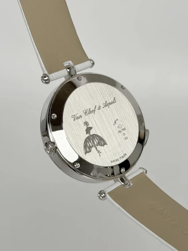 Van Cleef & Arpels Poetic Complications Arpels Ballerine Enchantee 18K White Gold & Diamonds Lady's Watch - Image 4