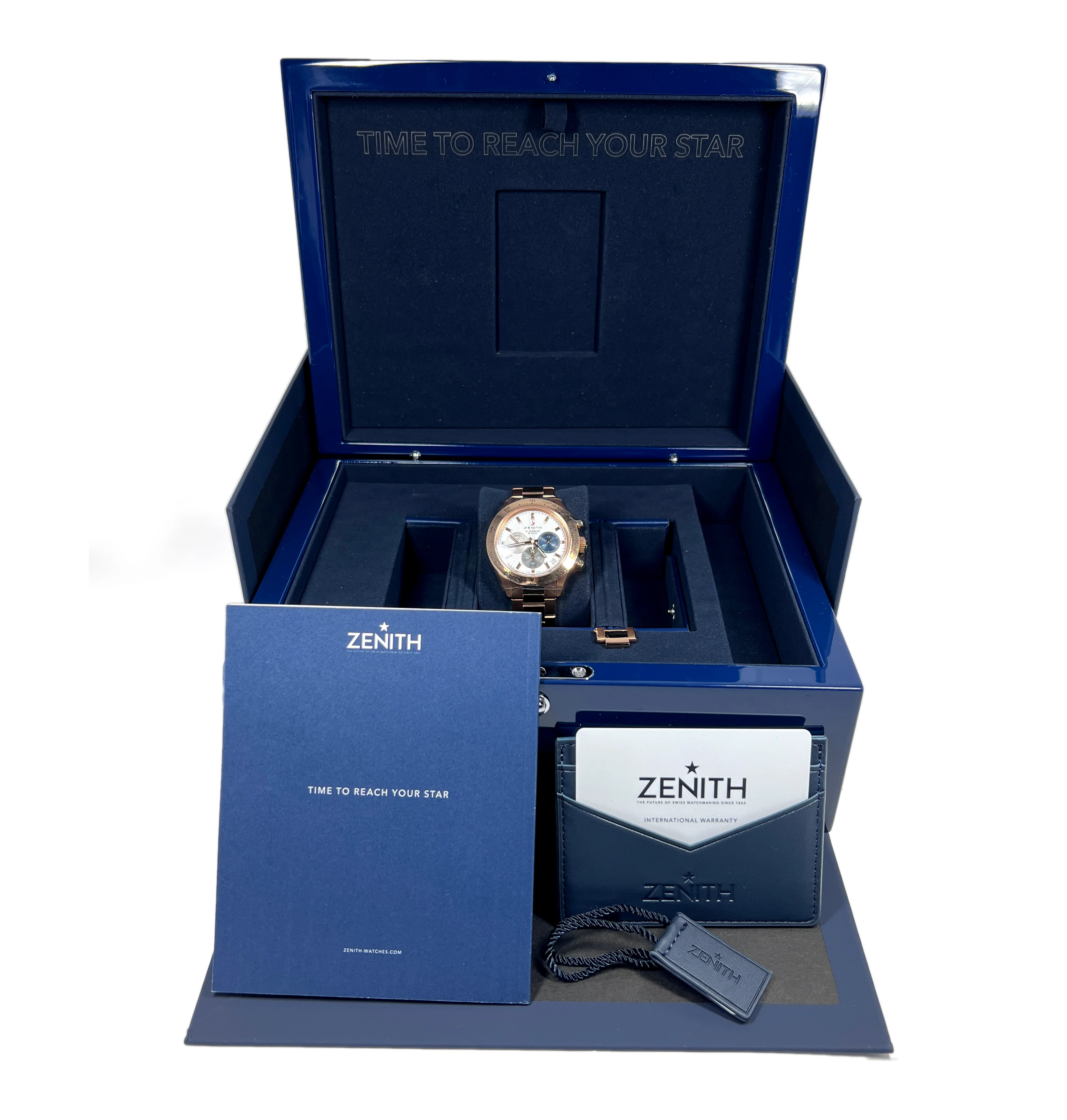 Zenith Chronomaster Sport 18K Rose Gold Men's Watch - Image 6