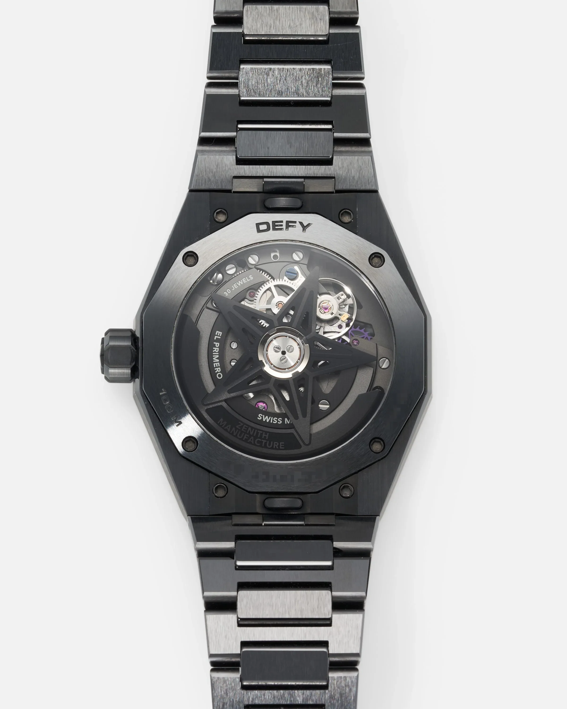 Zenith DEFY Skyline Skeleton Black Ceramic Men's Watch - Image 4