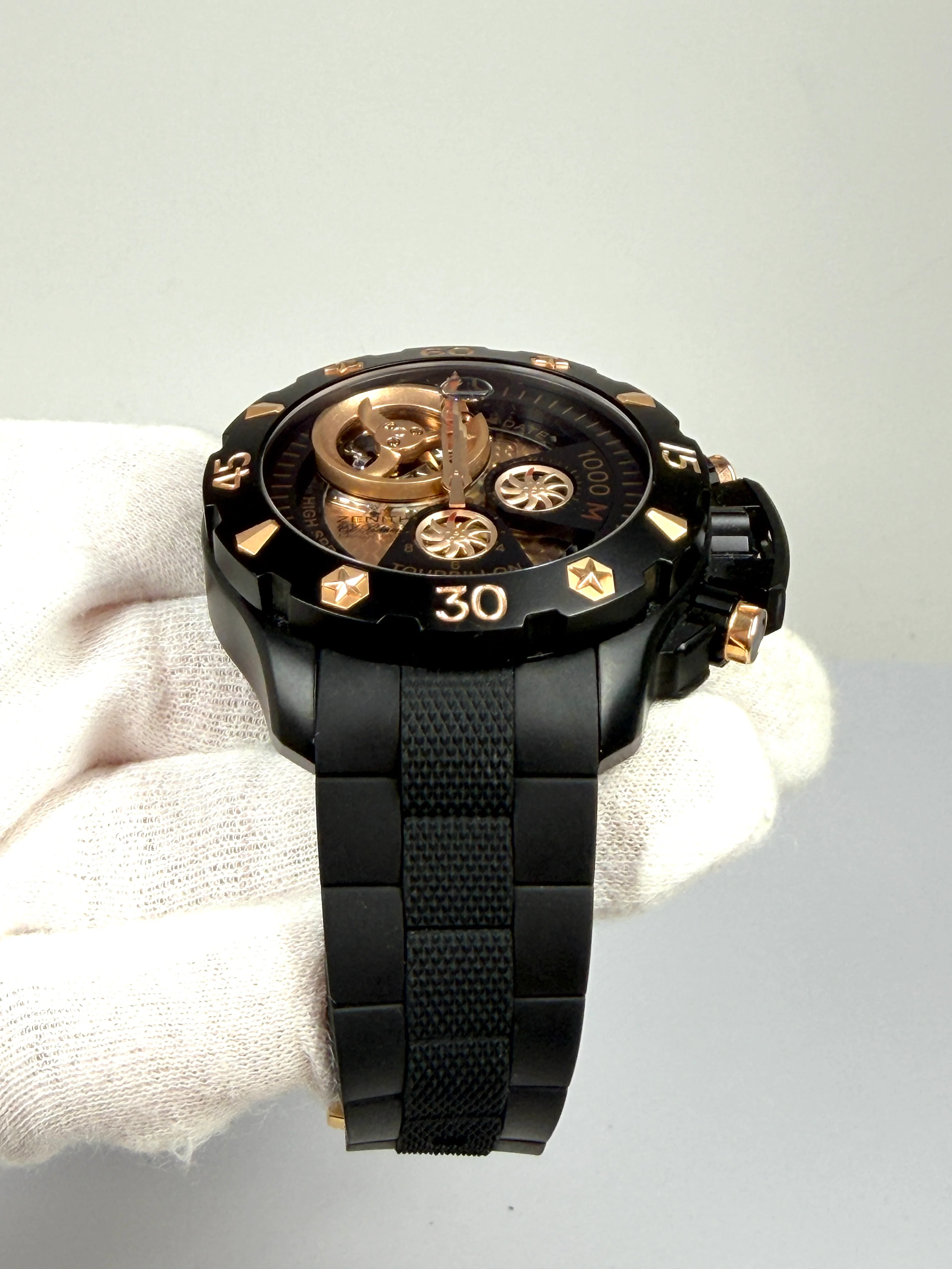 Zenith Defy Zenith Defy Xtreme Tourbillon Titanium and Rose Gold Men`s Watch - Image 7